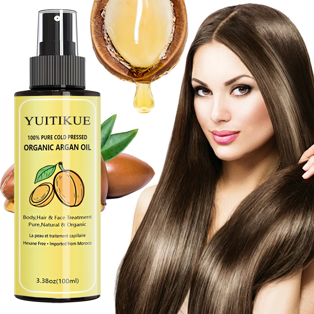 Hair Care Organic - YUITIKUE Organic Argan Oil Cold Pressed