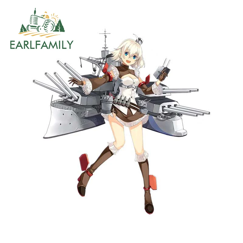 Glue Gun Hair - EARLFAMILY Oklahoma with Gun Car Sticker