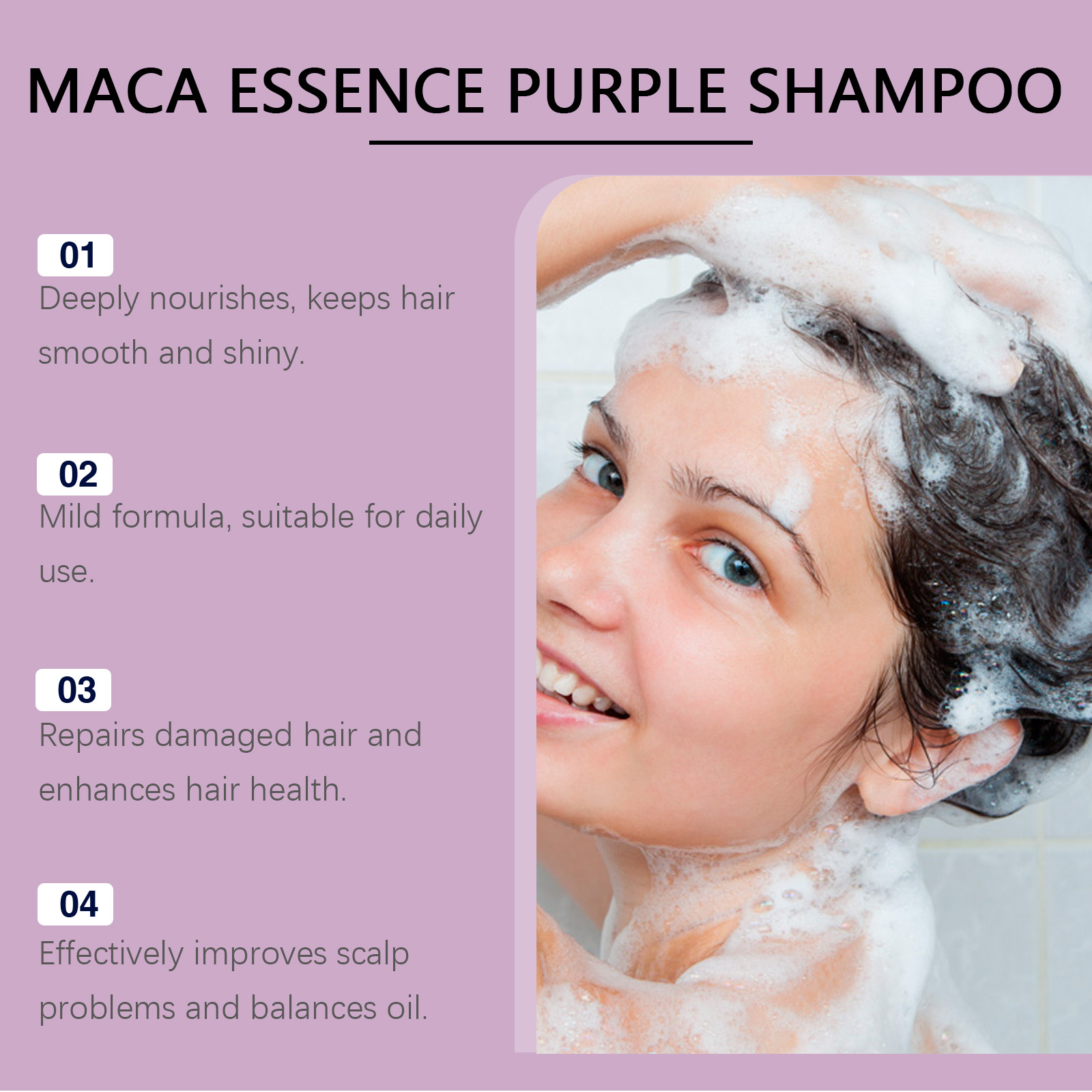 Hoegoa Purple Hair Shampoo Cle - Hair Care For Dry And Frizzy Hair 评论和价格