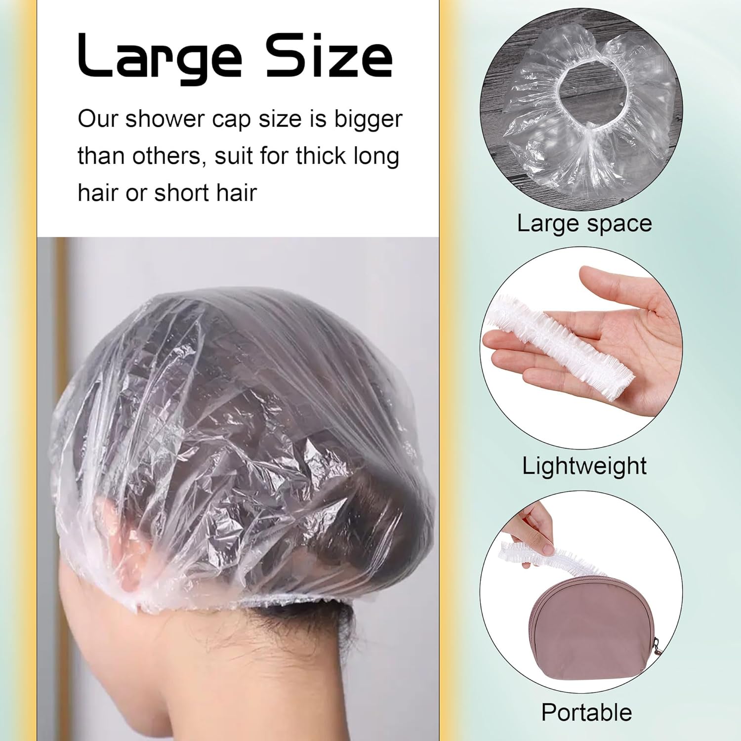 Disposable Waterproof Shower C - Hair Care Basic 评论和价格