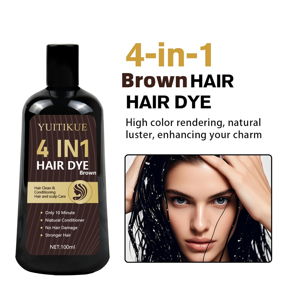 100ml brown hair dye, organic  - Hair Care Organic 评论和价格