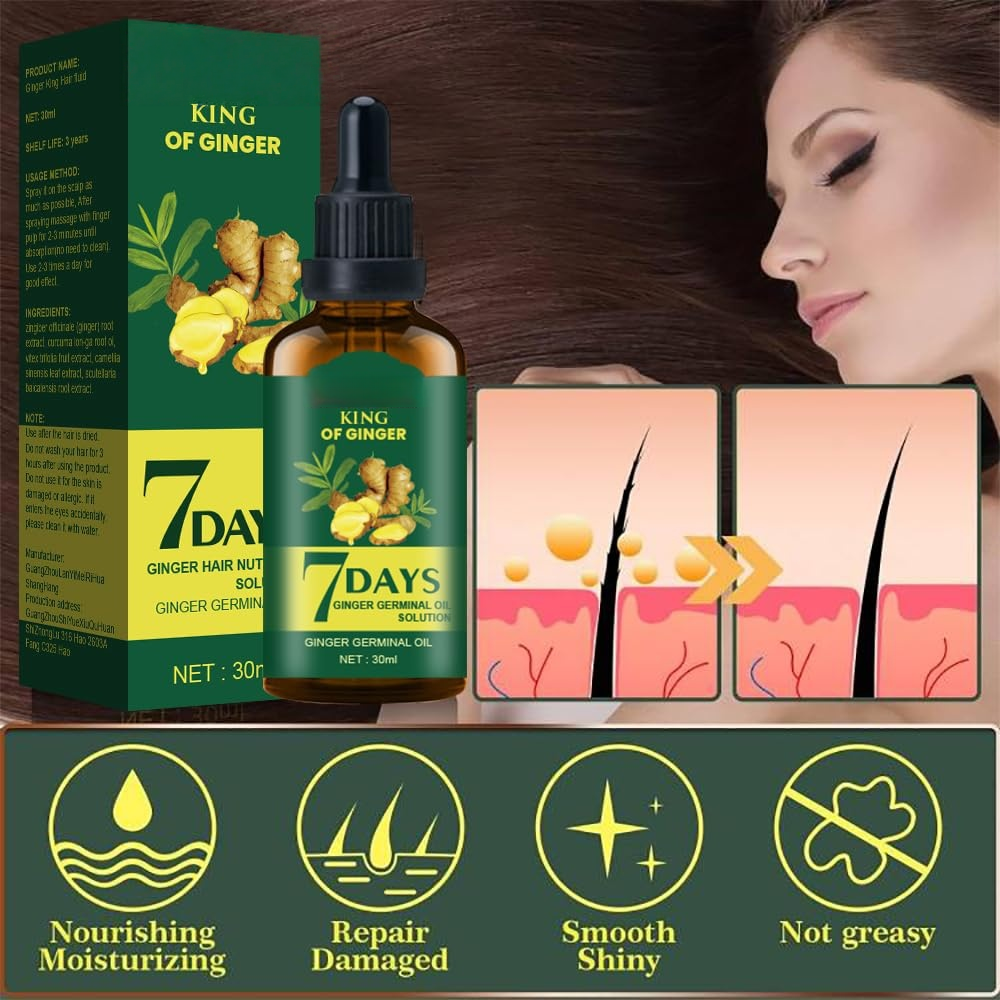 Hair Growth Oil Ginger Biotin  - Hair Care Fragrance Essential Oil 评论和价格