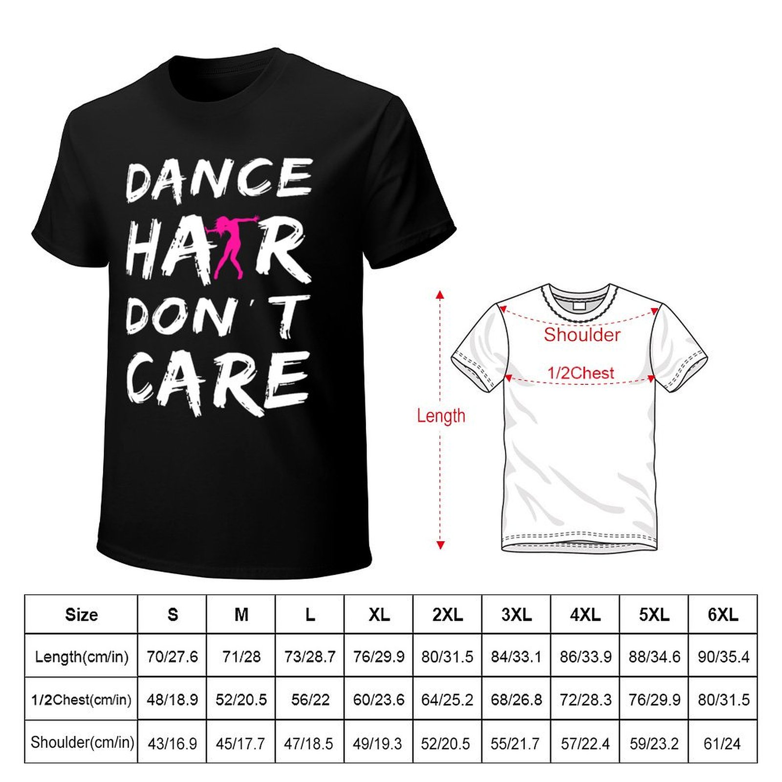 Dance Hair Dont Care T-Shirt B - Hair Care Basic 评论和价格