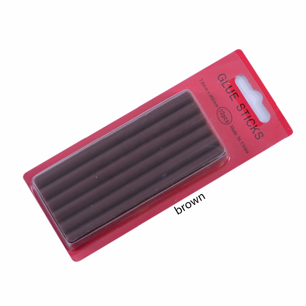 12pcs/lot  0.7*10 cm Hot Melt  - Glue Gun Hair 评论和价格
