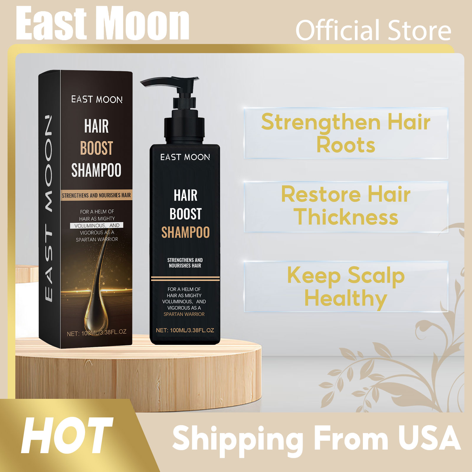 East Moon Hair Regrowth Shampo - Hair Care For Dry And Frizzy Hair 评论和价格