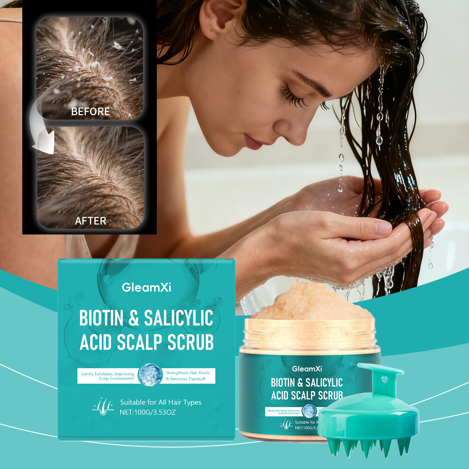 Organic Plant Extract Scalp Sc - Hair Care Organic 评论和价格