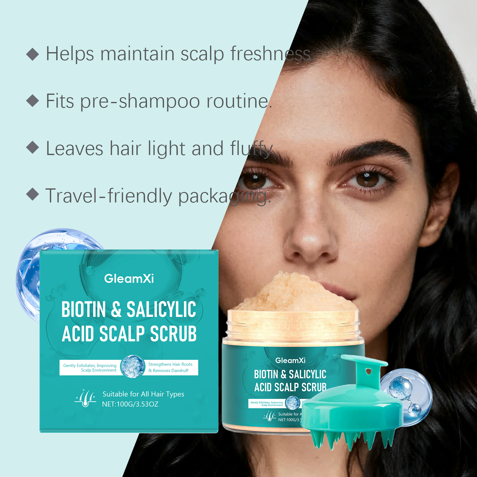 Organic Plant Extract Scalp Sc - Hair Care Organic 评论和价格
