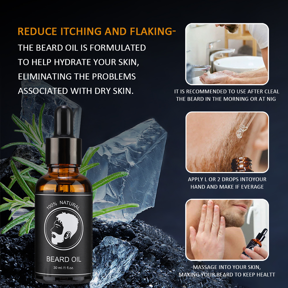 Facial Hair Beard Growth Oil B - Hair Care Organic 评论和价格