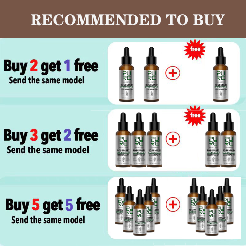 PURC Rosemary Oil For Hair Gro - Hair Care Fragrance Essential Oil 评论和价格