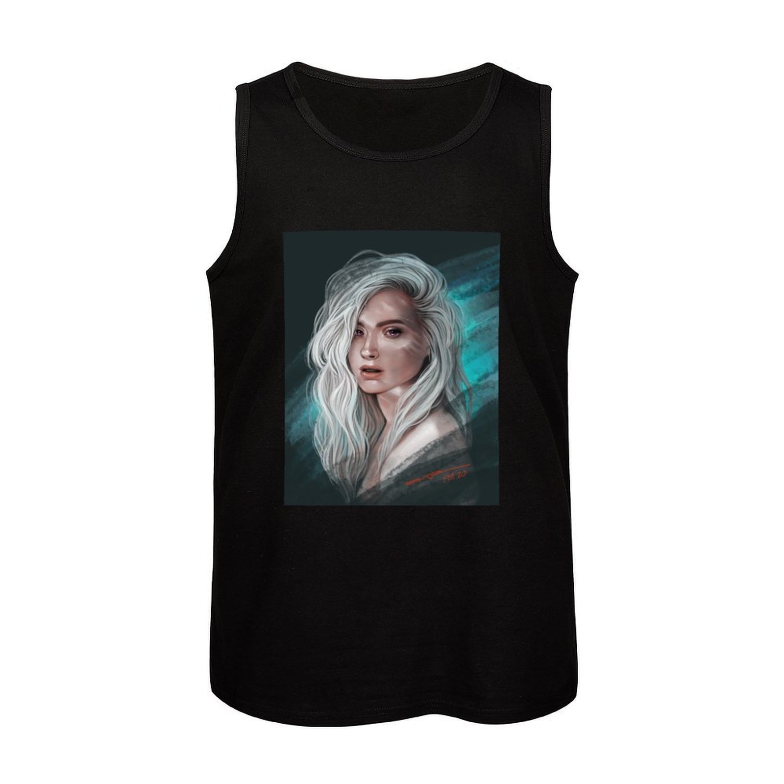 Silver Hair Don't Care Tank To - Hair Care Basic 评论和价格