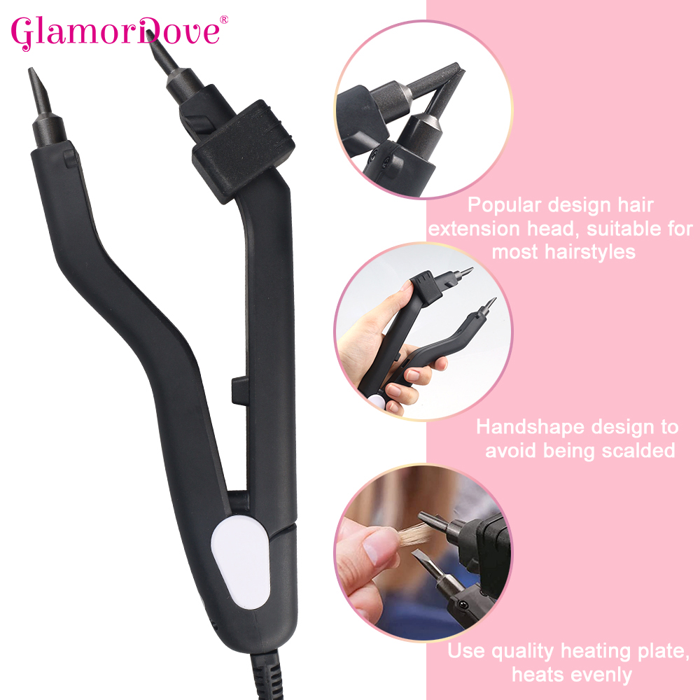 Hot Fusion Hair Extension Melt - Glue Gun Hair 评论和价格