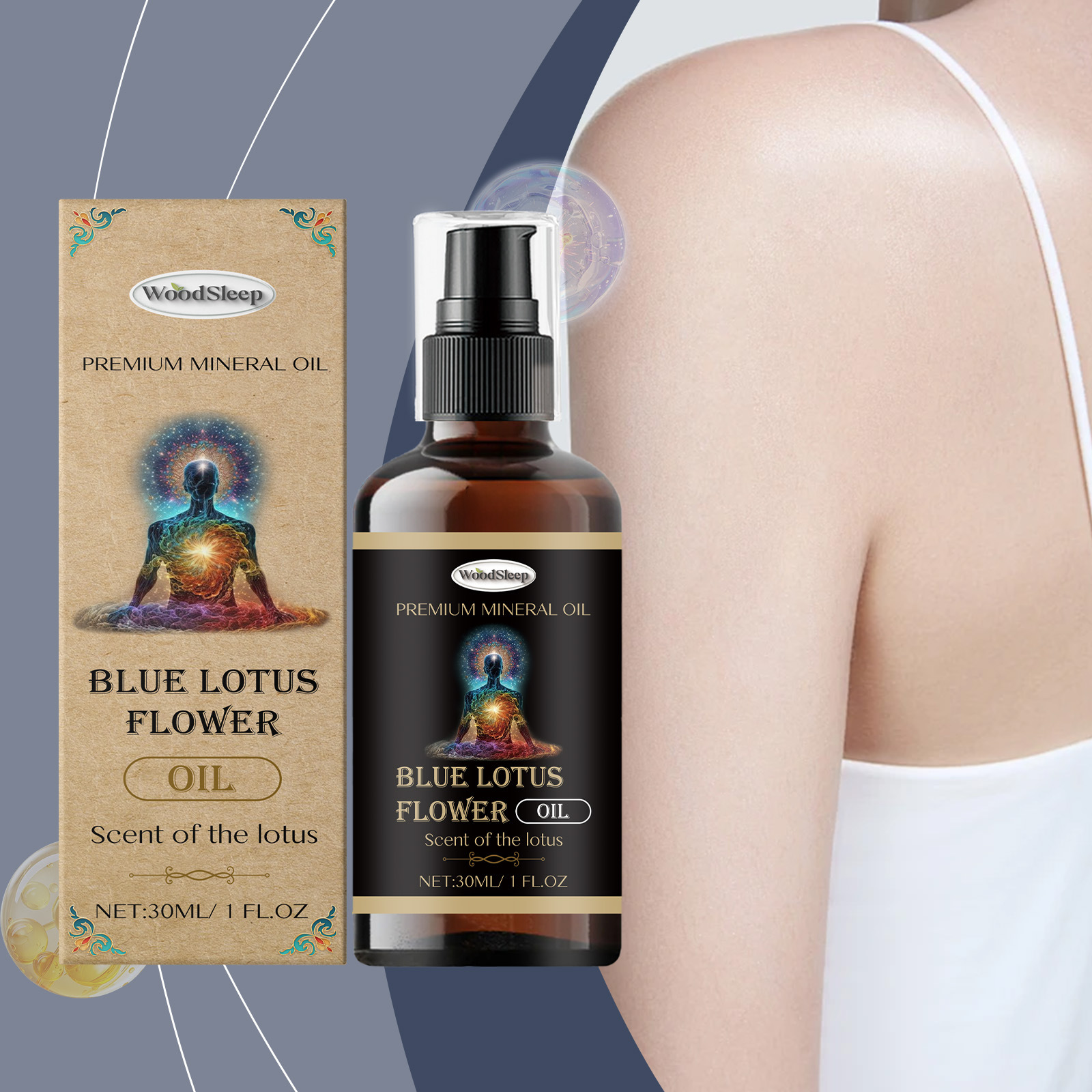 Blue Lotus Essential Oil Pure  - Hair Care Organic 评论和价格