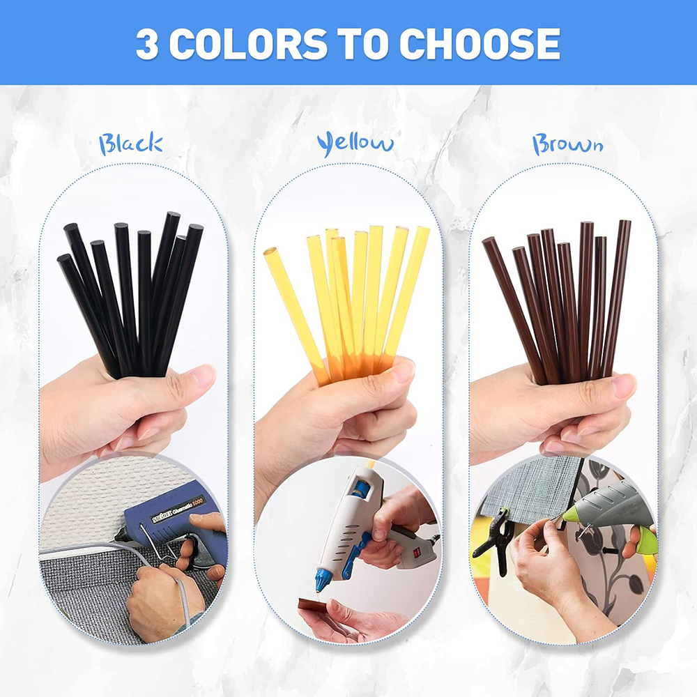 12pcs/lot 0.7*10 cm Hot Melt G - Glue Gun Hair 评论和价格