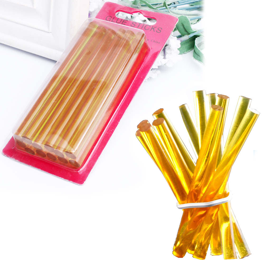12pcs/lot 0.7*10 cm Hot Melt G - Glue Gun Hair 评论和价格