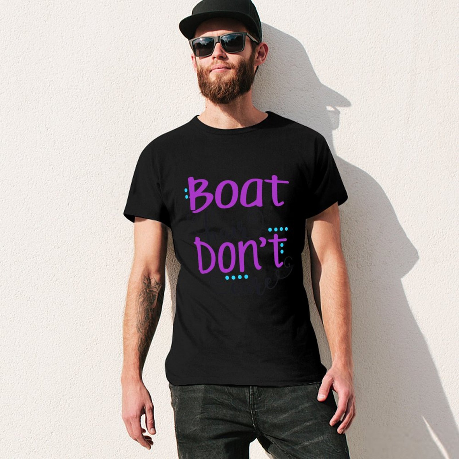 Boat Hair Don't Care T-Shirt B - Hair Care Basic 评论和价格