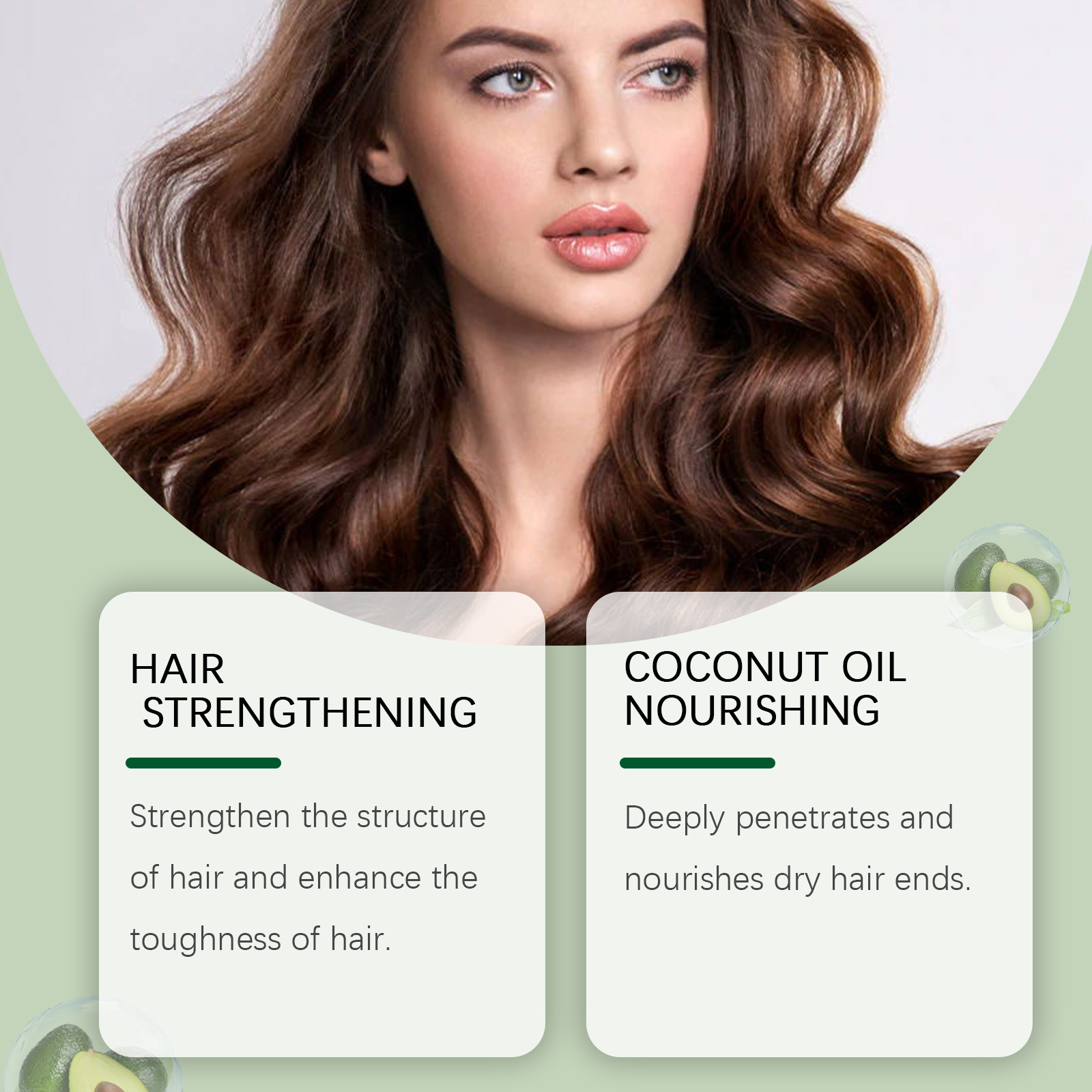 OUHOE Avocado Oil Hair Mask Mo - Hair Care For Dry And Frizzy Hair 评论和价格