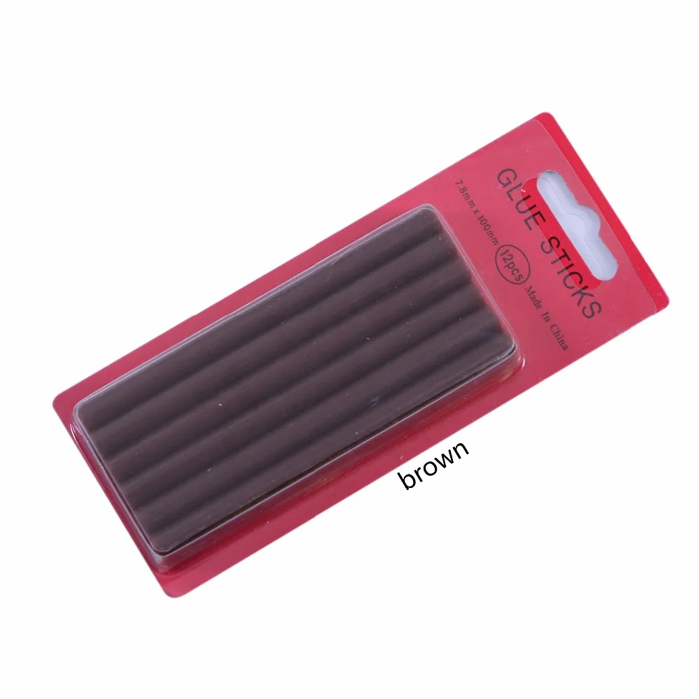 12pcs/lot 7.8*100mm Hair Exten - Glue Gun Hair 评论和价格