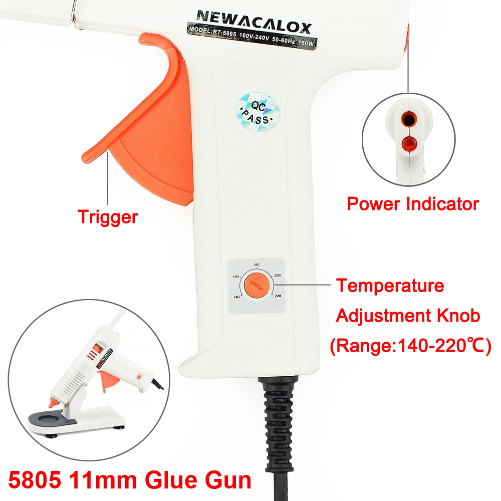 NEWACALOX EU 220V Hot Melt Glu - Glue Gun Hair 评论和价格
