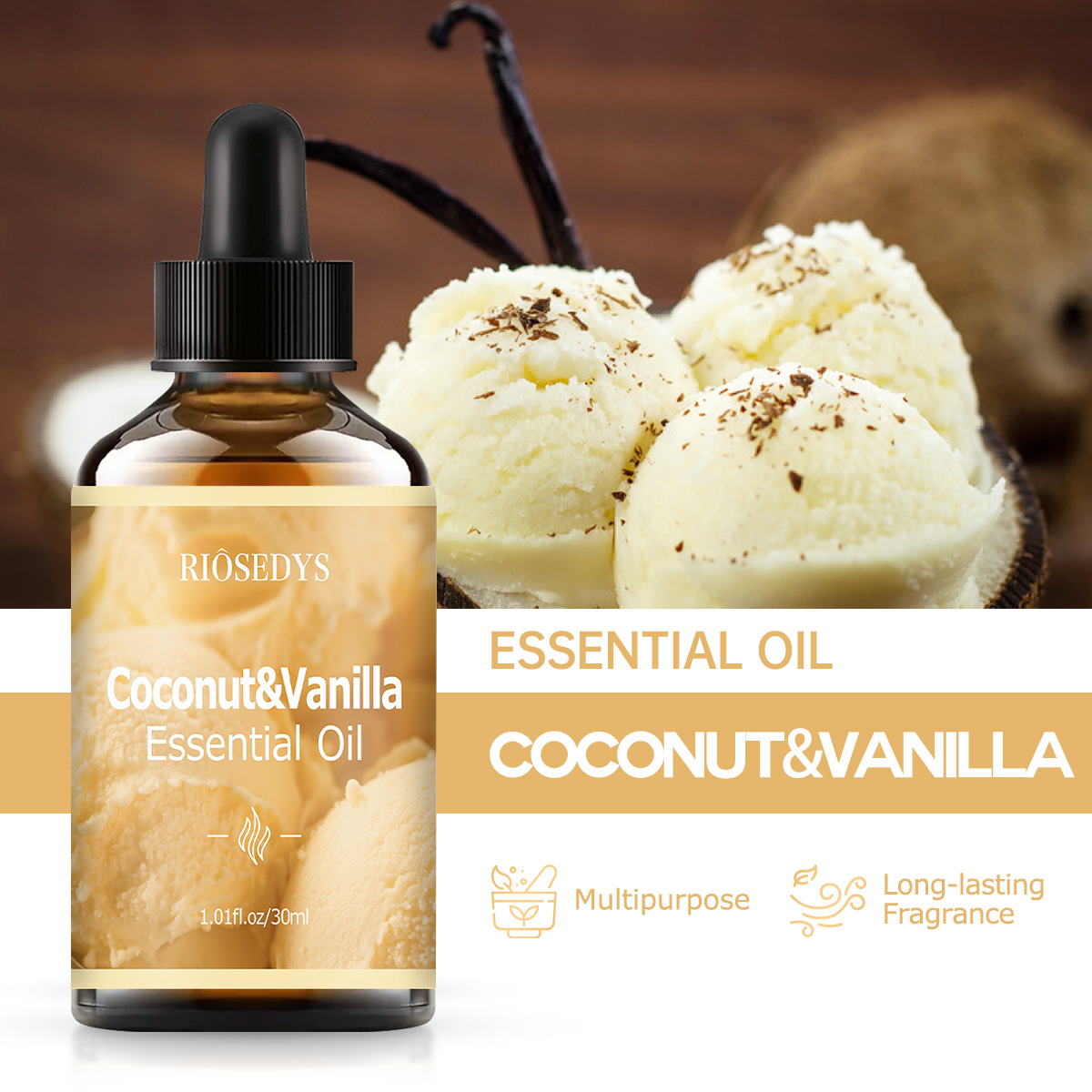 COCONUT&VANILLA essential oil  - Hair Care Fragrance Essential Oil 评论和价格