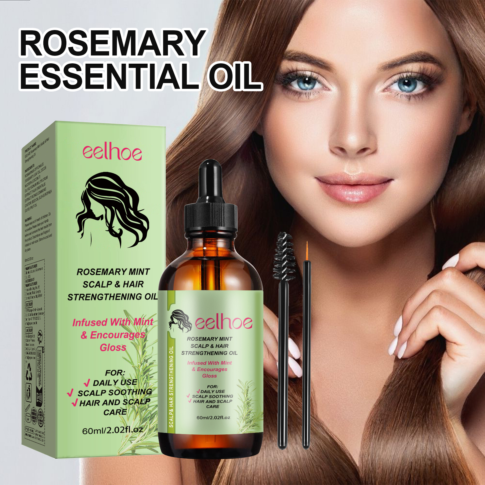 Rosemary Hair Care Essential O - Hair Care For Dry And Frizzy Hair 评论和价格
