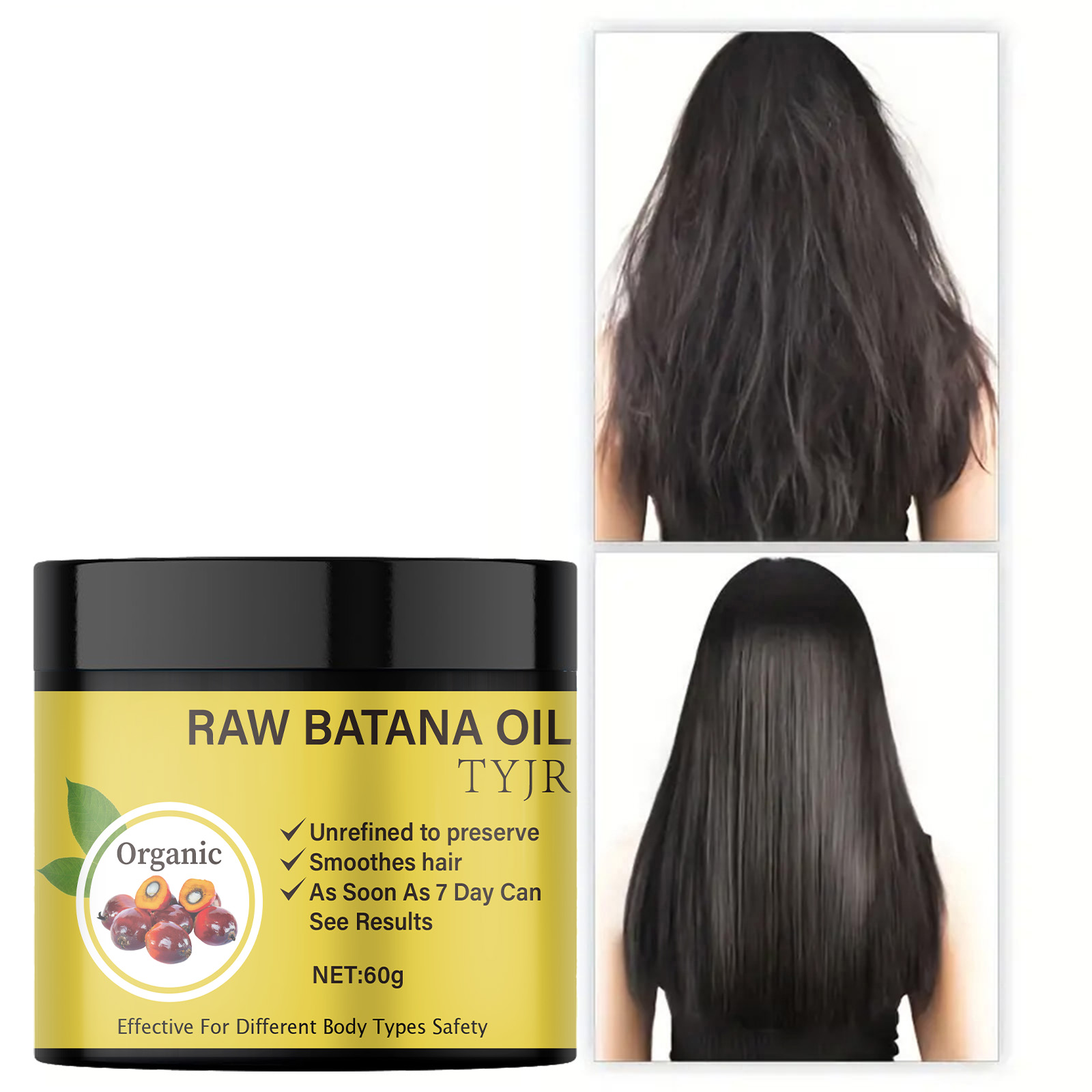 Raw Batana Oil Hair Mask repai - Hair Care For Dry And Frizzy Hair 评论和价格