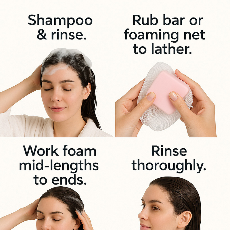 Castor Oil Conditioner Soap Ba - Hair Care For Dry And Frizzy Hair 评论和价格