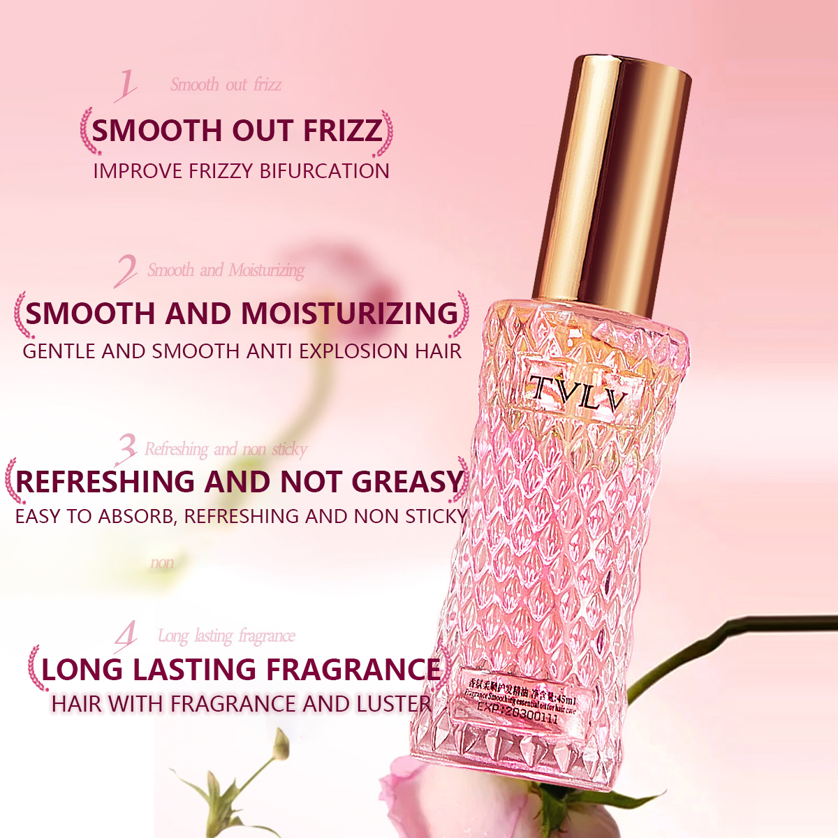 2 - in - 1 Hair Repair Perfume - Hair Care Fragrance Essential Oil 评论和价格