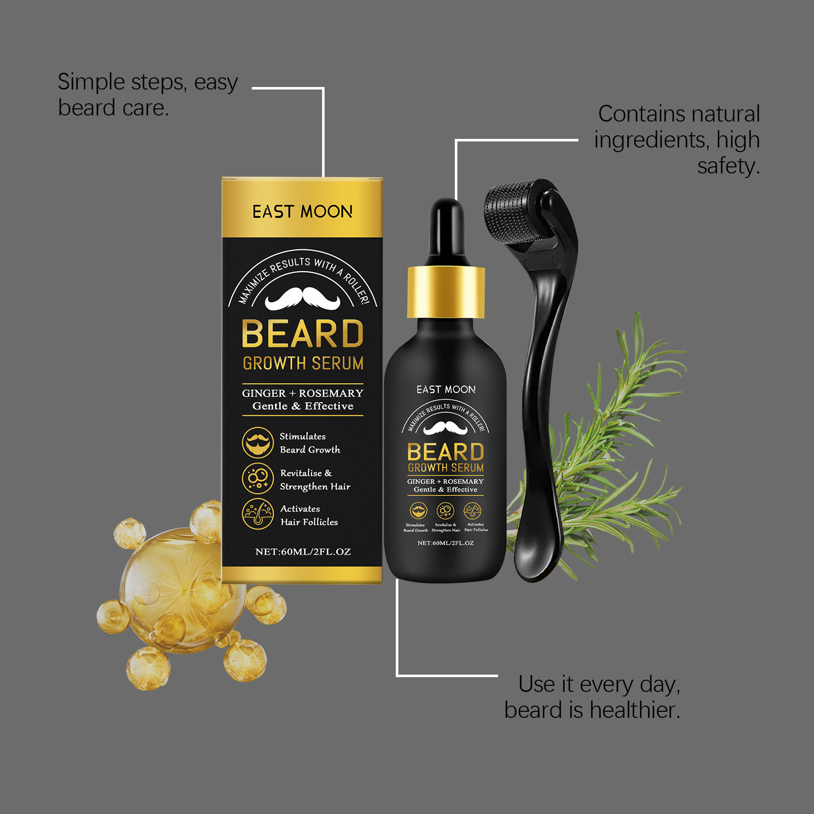 Beard Care Essential Oil Deep  - Hair Care Fragrance Essential Oil 评论和价格